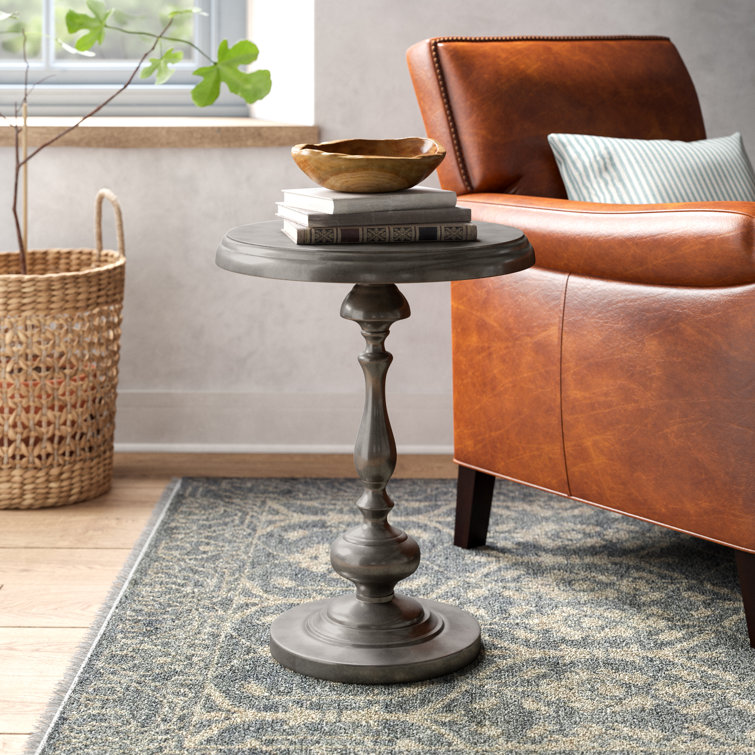 House of Hampton® Danley 24'' Tall Pedestal End Table & Reviews Wayfair